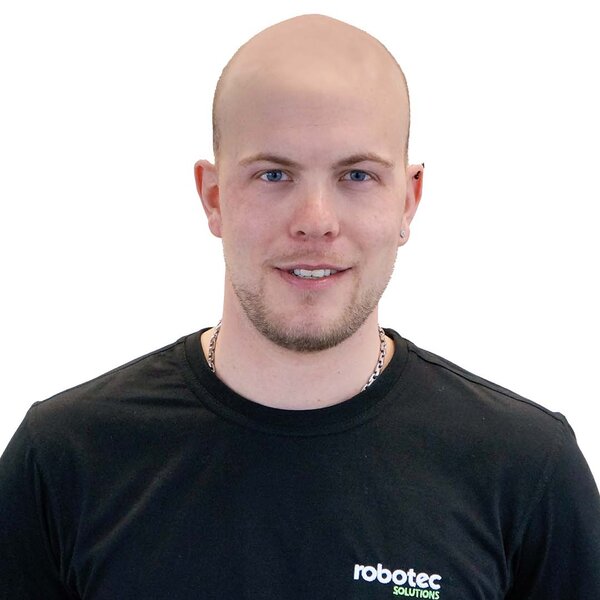 Team member Marco Bader at Robotec Solutions AG.